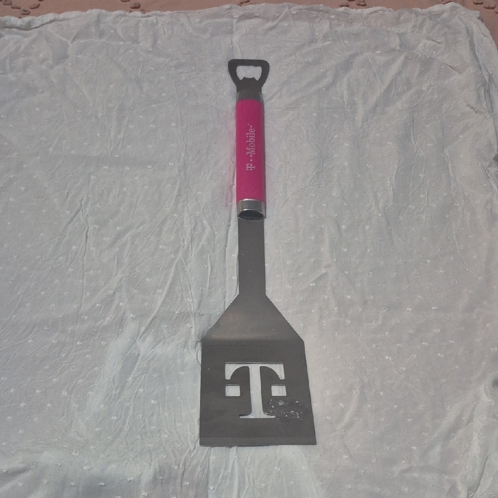 Pink and Silver BBQ Spatula